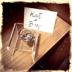 Kat and Bee Ring