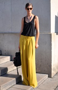 Wide Led Pants Summer Street Style
