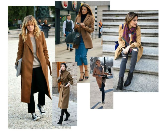 Camel Coat Street Style