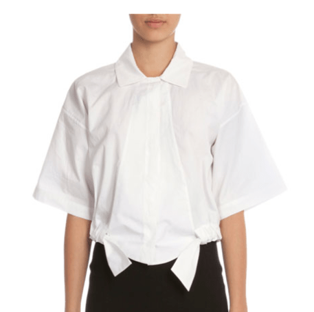 victoria beckham poplin shirt